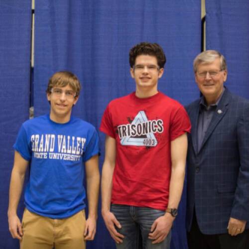 Scholarships awarded at FIRST Robotics competition
